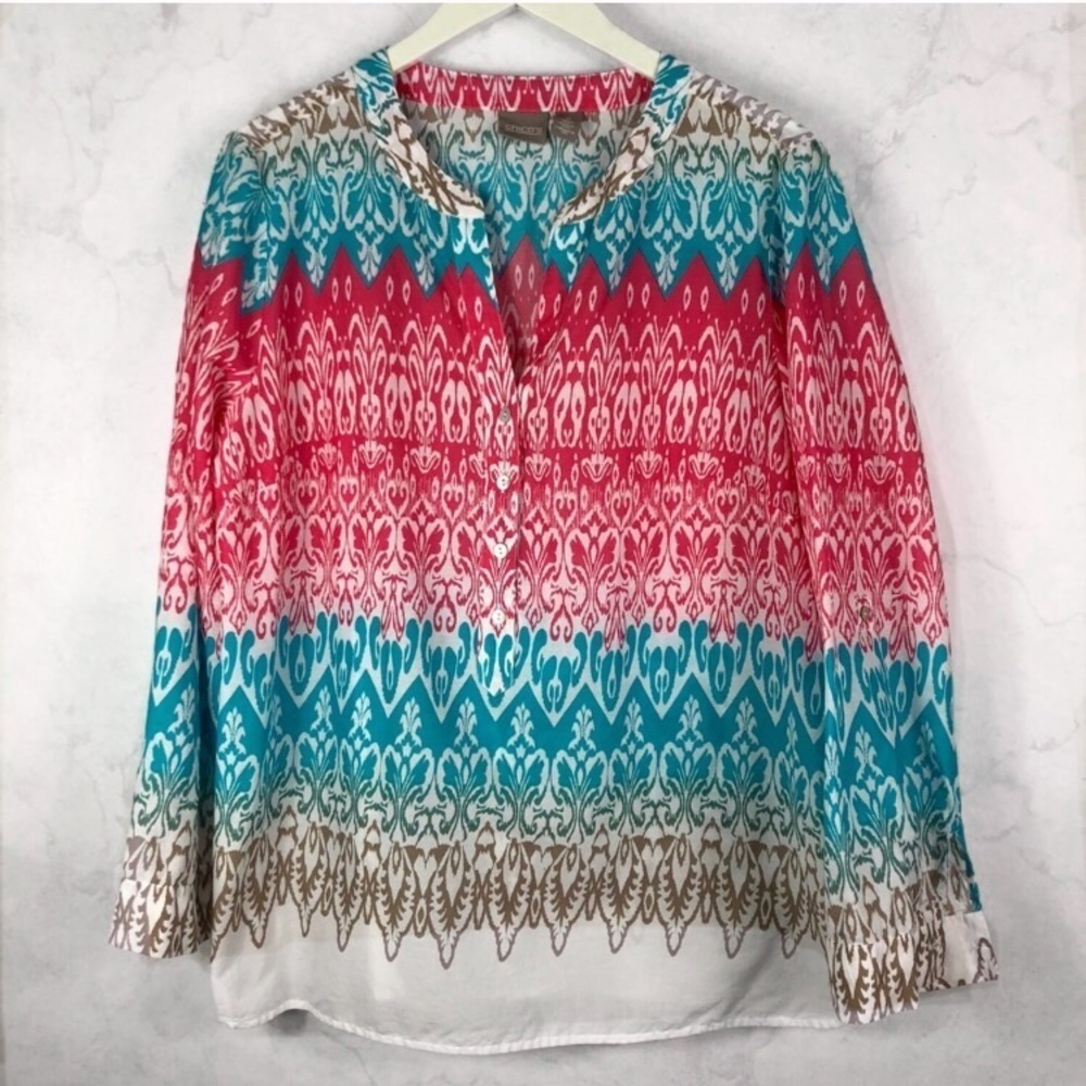 [Chico’s] Light Printed Top